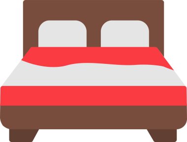 Bed Vector Icon Design