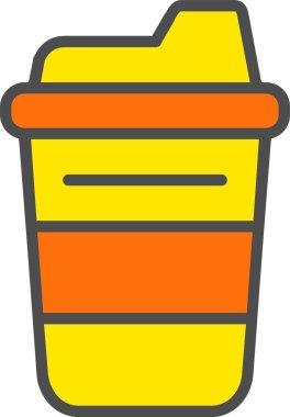 Coffee Cup Vector Icon Design