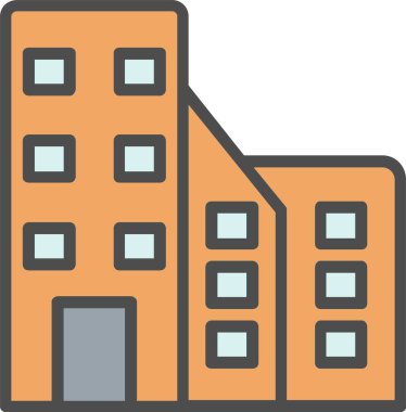 Bina vektör simgesi tasarım