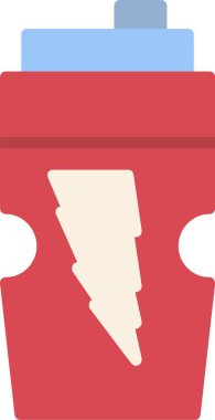 Energy Drink Vector Icon Design