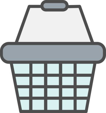 Alışveriş Sepeti Vektör Simgesi Tasarımı