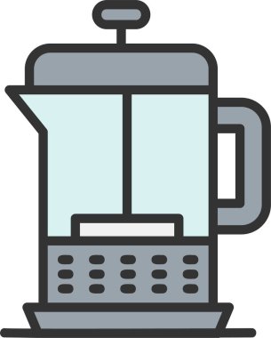 Fransız Basın Vektörü Simgesi Tasarımı