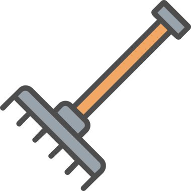 Rake Vector Icon Design