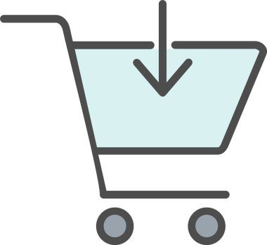 Çevrimiçi Dükkan Vektörü Simgesi Tasarımı