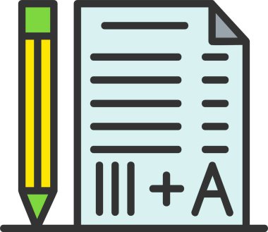 Exam Vector Icon Design
