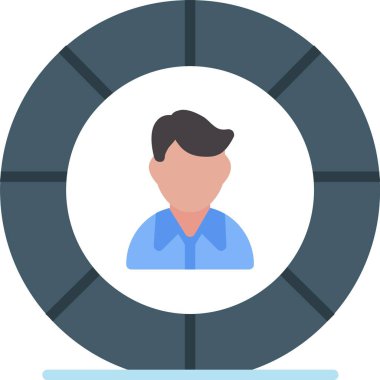 Döndürme Vektörü Simgesi Tasarımı