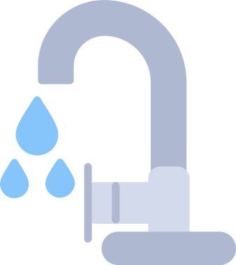 Water Faucet Vector Icon Design