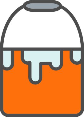 Paint Bucket Vector Icon Design
