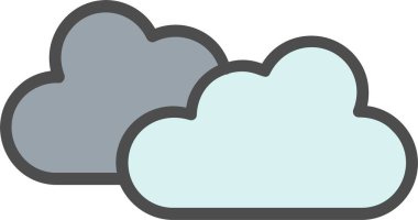 Clouds Vector Icon Design