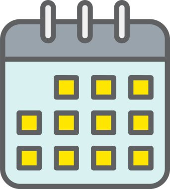 Takvim vektör simgesi tasarım