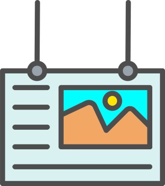 Poster Vector Icon Design