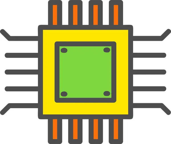 Microchip Vector Icon Design