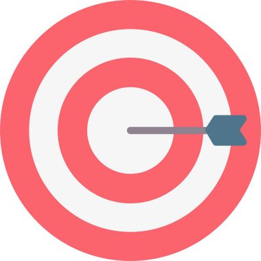 Hedef vektör simgesi tasarım