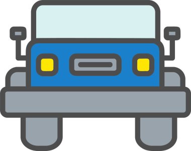 Jeep Vector Icon Design