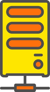 sunucu vektör simgesi tasarımı