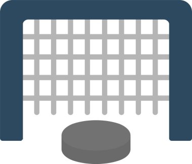 Hokey Net Vektör Simgesi Tasarımı