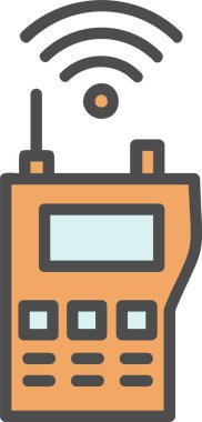Walkie Talkie Vector Icon Design