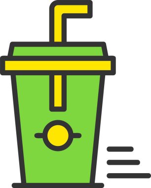 Smoothie Vektör Simgesi Tasarımı