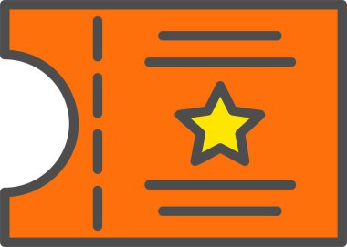 Ticket Vector Icon Design