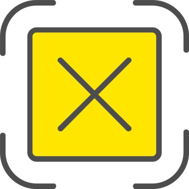 Crossed Vector Icon Design