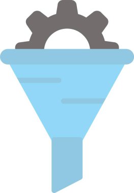 Funnel Vector Icon Design