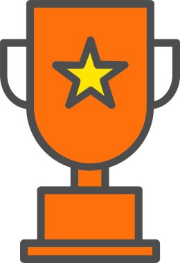 Trophy Vector Icon Design