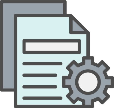 Content Management Vector Icon Design
