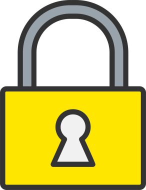 Padlock Vector Icon Design