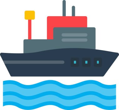vektör simgesi tasarım gemi