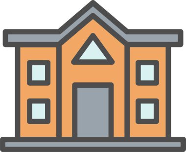 Bina vektör simgesi tasarım