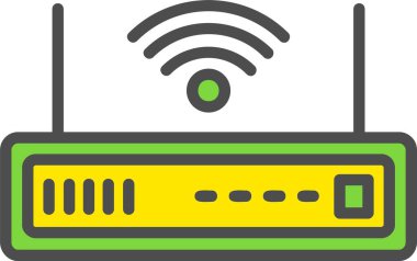 Router Vector Icon Design