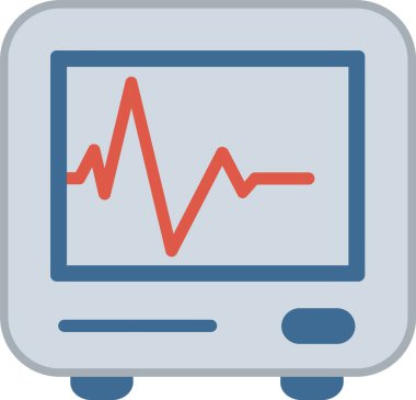 Cardiogram Vector Icon Design