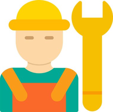 Plumber Vector Icon Design