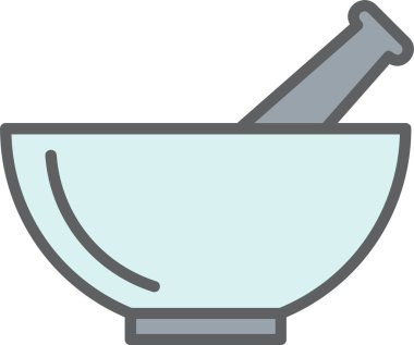 Havan Vektörü Simgesi Tasarımı