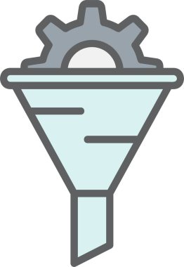 Funnel Vector Icon Design