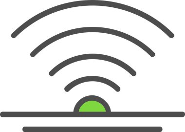 Wireless Transistor Vector Icon Design