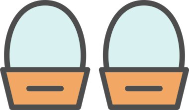 Eggs Vector Icon Design