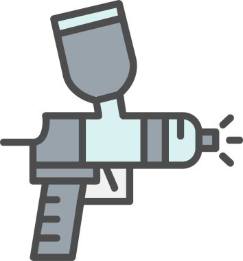 Airbrush Vektör Simgesi Tasarımı