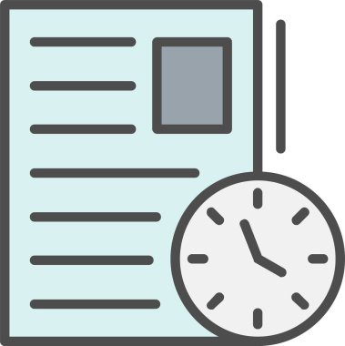 Sınav Vektör Simgesi Tasarımı