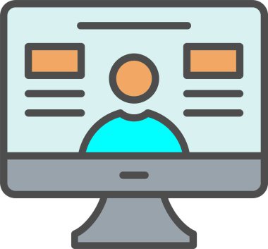 Eğitim Vektörü Simgesi Tasarımı