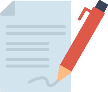 İmza Vektörü Simgesi Tasarımı