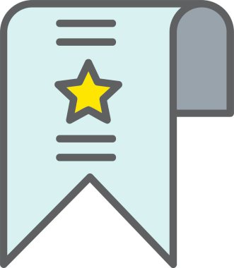 Bookmark Vector Icon Design