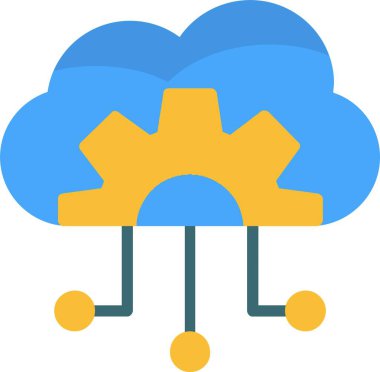 Cloud Computing Vector Icon Design