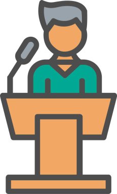 Speech Vector Icon Design