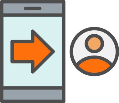 Account Transfer Vector Icon Design