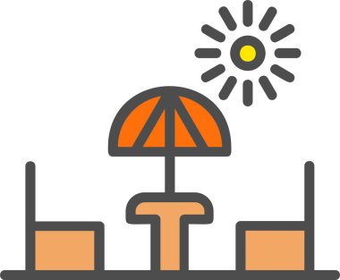 Terrace Vector Icon Design