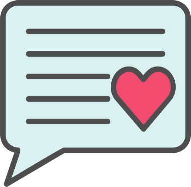 İleti vektör simgesi tasarım