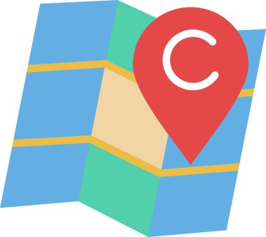 Map Locator Vector Icon Design