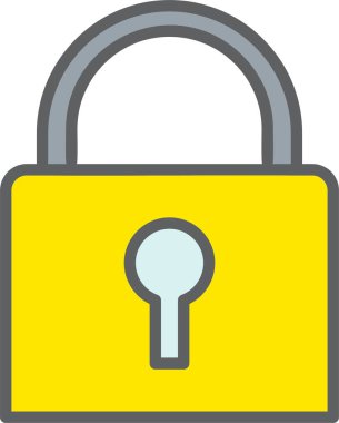 Padlock Vector Icon Design