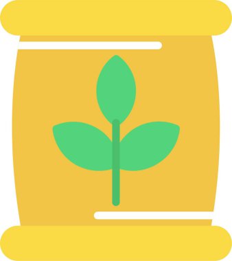 Seed Bag Vector Icon Design